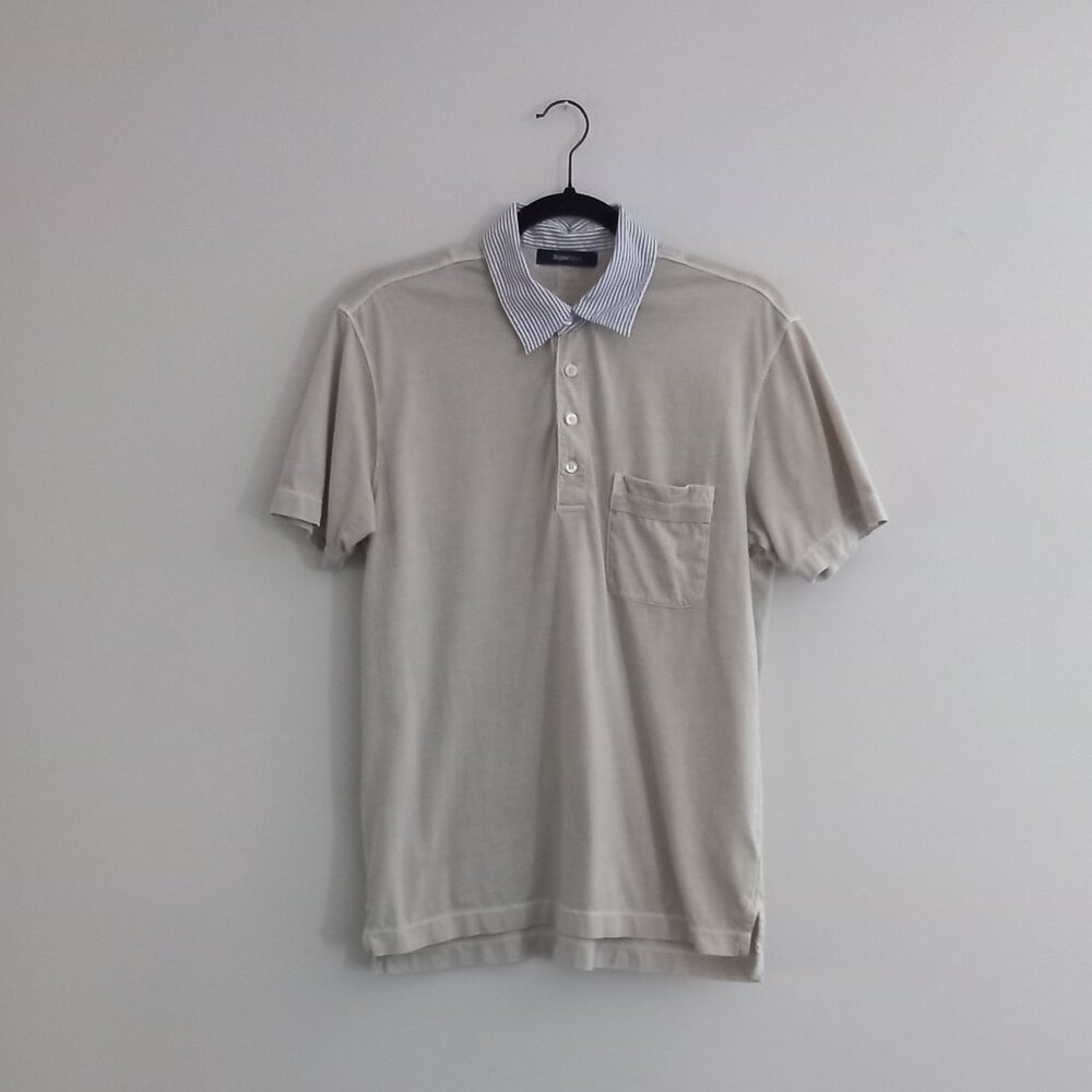 ZEGNA SPORT polo with contrasting collar